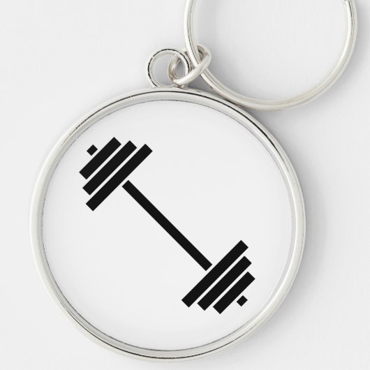 Dumbbells Sleutelhanger (Voorkant)