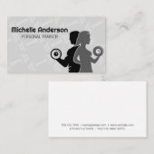 Dumbbells | Uitwerkende mensen Visitekaartje (Voorkant / Achterkant)