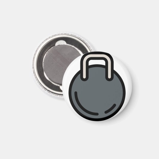 dumbbels-1 magneet (Voorkant / Achterkant)