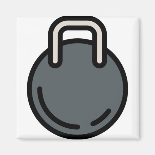 dumbbels-1 magneet (Voorkant)