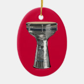 Dumbek Doumbek Darbuka Darabuka Drum Custom Keramisch Ornament (Voorkant)