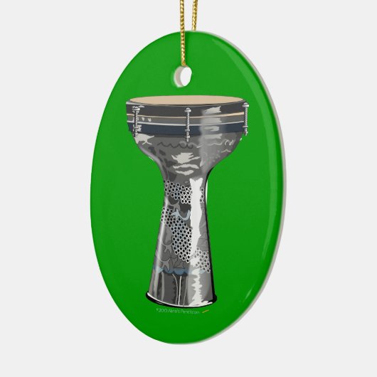 Dumbek Doumbek Darbuka Drum Green Ornament (Links)
