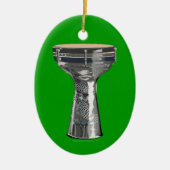 Dumbek Doumbek Darbuka Drum Green Ornament (Voorkant)