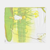 Dumbelina Girl's Room Pastel Fleece Blanket (Voorkant (Horizontaal))