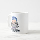 Dumbledore Cartoon Karakter Kunst Koffiemok (Voorkant links)