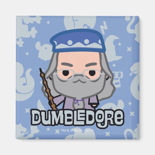 Dumbledore Cartoon Karakter Kunst Magneet (Voorkant)