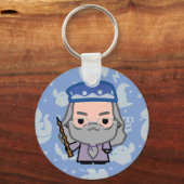 Dumbledore Cartoon Karakter Kunst Sleutelhanger (Voorkant)
