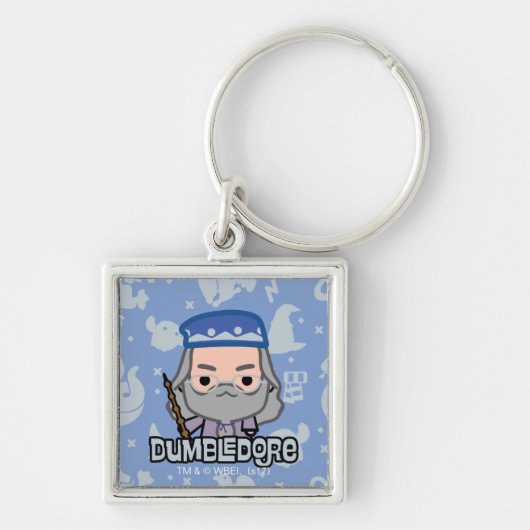 Dumbledore Cartoon Karakter Kunst Sleutelhanger (Voorkant)