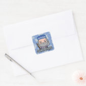 Dumbledore Cartoon Karakter Kunst Vierkante Sticker (Envelop)