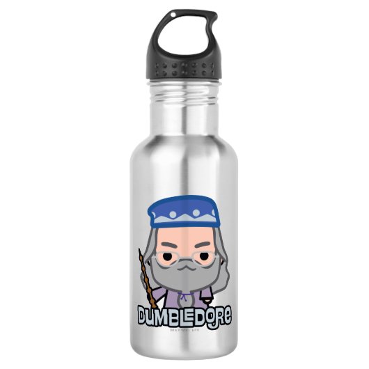 Dumbledore Cartoon Karakter Kunst Waterfles (Voorkant)