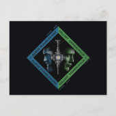 Dumbledore en Grindlewald Bloedtropie Grafisch Briefkaart (Voorkant)