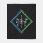 Dumbledore en Grindlewald Bloedtropie Grafisch Fleece Deken (Voorkant)
