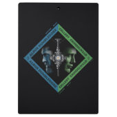 Dumbledore en Grindlewald Bloedtropie Grafisch Klembord (Achterkant)