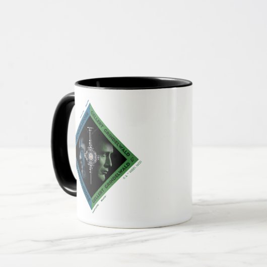 Dumbledore en Grindlewald Bloedtropie Grafisch Mok (Voorkant links)