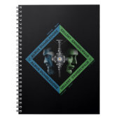 Dumbledore en Grindlewald Bloedtropie Grafisch Notitieboek (Voorkant)