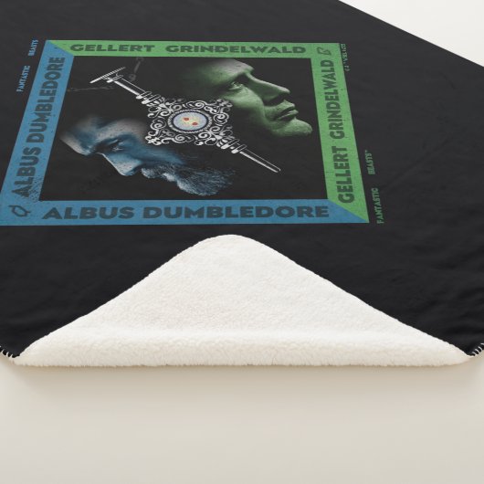 Dumbledore en Grindlewald Bloedtropie Grafisch Sherpa Deken (3/4)