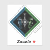 Dumbledore en Grindlewald Bloedtropie Grafisch Sticker (Vel)