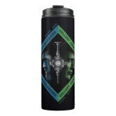 Dumbledore en Grindlewald Bloedtropie Grafisch Thermosbeker (Voorkant)