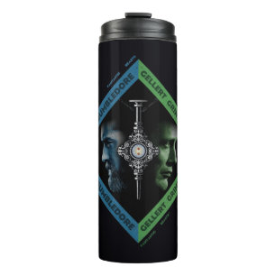 Dumbledore en Grindlewald Bloedtropie Grafisch Thermosbeker