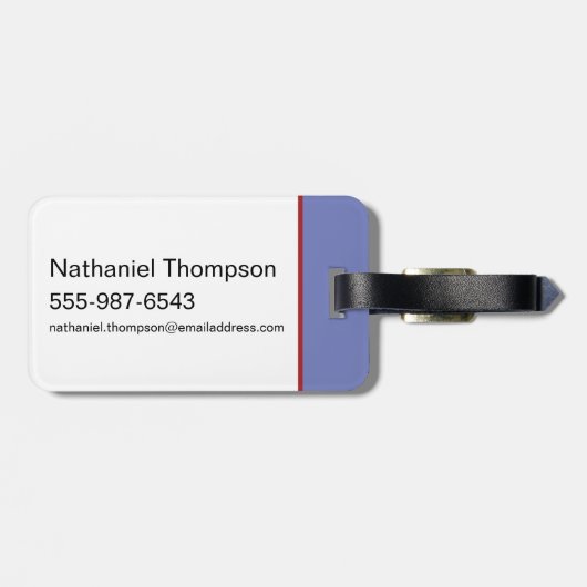 Dumbledore & Fawkes op Balcony Bagagelabel (Achterkant horizontaal)