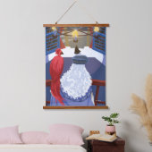 Dumbledore & Fawkes op Balcony Hangend Wandkleed (Slaapkamer)