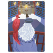 Dumbledore & Fawkes op Balcony Klembord (Achterkant)