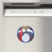 Dumbledore & Fawkes op Balcony Magneet (Insitu (Vaatwasser))