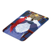 Dumbledore & Fawkes op Balcony Magneet (Linkerzijde)