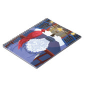 Dumbledore & Fawkes op Balcony Notitieboek (Linkerzijde)