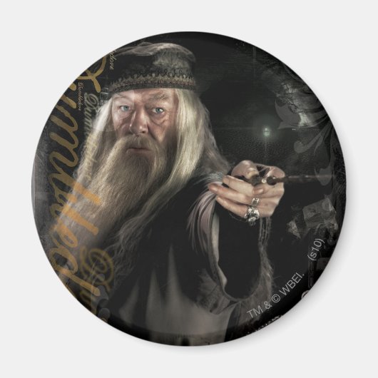 Dumbledore Script-Logo Magneet (Voorkant)