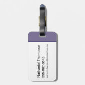 Dumbledore Speaking in Hogwarts Great Hall Bagagelabel (Achterkant verticaal)