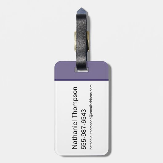 Dumbledore Speaking in Hogwarts Great Hall Bagagelabel (Achterkant verticaal)