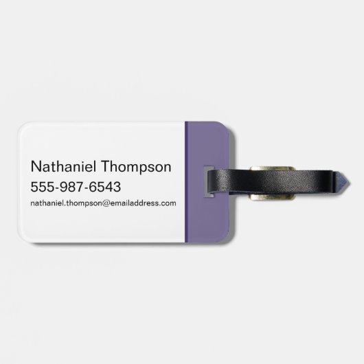 Dumbledore Speaking in Hogwarts Great Hall Bagagelabel (Achterkant horizontaal)