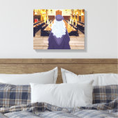 Dumbledore Speaking in Hogwarts Great Hall Canvas Afdruk (Insitu (Slaapkamer))