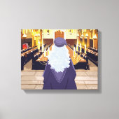 Dumbledore Speaking in Hogwarts Great Hall Canvas Afdruk (Voorkant)