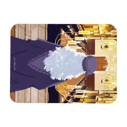 Dumbledore Speaking in Hogwarts Great Hall Magneet (Horizontaal)