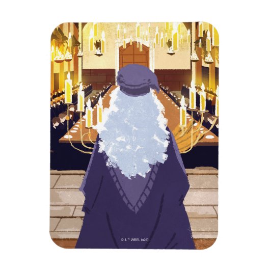 Dumbledore Speaking in Hogwarts Great Hall Magneet (Verticaal)