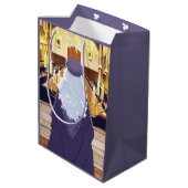 Dumbledore Speaking in Hogwarts Great Hall Medium Cadeauzakje (Achterkant Gekanteld)