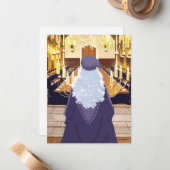 Dumbledore Speaking in Hogwarts Great Hall Notitiekaartje (Voorkant / Achterkant in situ)