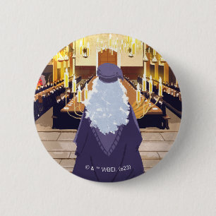 Dumbledore Speaking in Hogwarts Great Hall Ronde Button 5,7 Cm