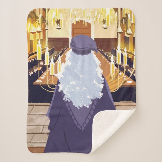 Dumbledore Speaking in Hogwarts Great Hall Sherpa Deken (Voorkant)