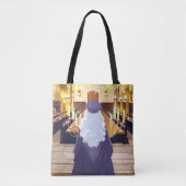 Dumbledore Speaking in Hogwarts Great Hall Tote Bag (Voorkant)