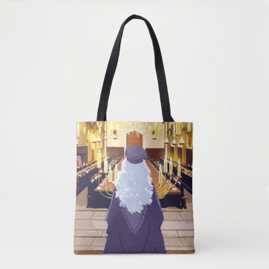 Dumbledore Speaking in Hogwarts Great Hall Tote Bag (Voorkant)