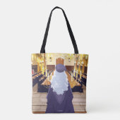 Dumbledore Speaking in Hogwarts Great Hall Tote Bag (Achterkant)