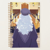 Dumbledore spreekt in de Grote Zaal van Hogwarts Planner (Voorkant)