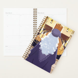 Dumbledore spreekt in de Grote Zaal van Hogwarts Planner