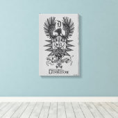 Dumbledore's Crest Canvas Afdruk (Insitu (Houten vloer))