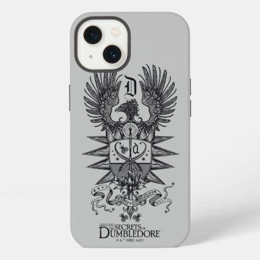 Dumbledore's Crest iPhone Hoesje (Achterkant)