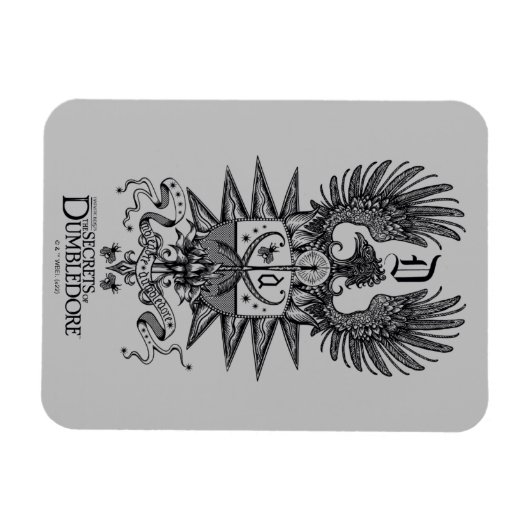 Dumbledore's Crest Magneet (Horizontaal)