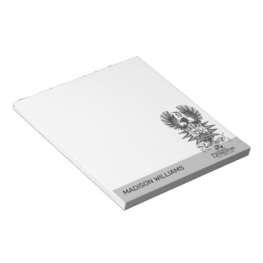 Dumbledore's Crest Notitieblok (Schuin)